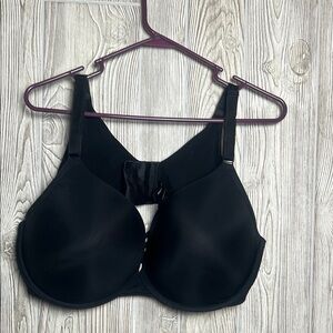Torrid Black Full-Coverage Bra with Molded Cups 44DDD